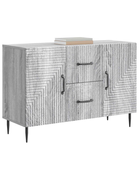 Credenza Grigio Sonoma 89 x 34,5 x 60 cm Legno ingegnerizzato