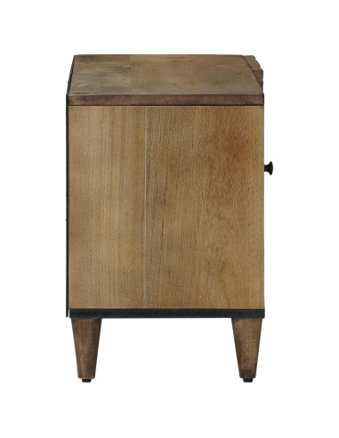 Mobile TV Marrone 80 x 31,5 x 46 cm Legno di mango massello