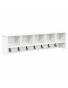 Appendiabiti a muro Bianco 100 x 16 x 26 cm Legno multistrato 2