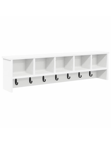 Appendiabiti a muro Bianco 100 x 16 x 26 cm Legno multistrato
