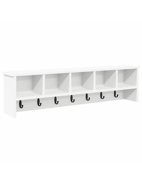 Appendiabiti a muro Bianco 100 x 16 x 26 cm Legno multistrato