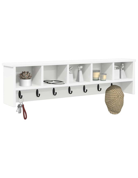 Appendiabiti a muro Bianco 100 x 16 x 26 cm Legno multistrato