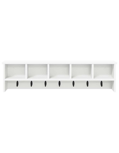 Appendiabiti a muro Bianco 100 x 16 x 26 cm Legno multistrato