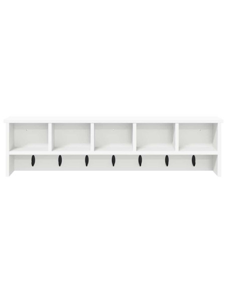 Appendiabiti a muro Bianco 100 x 16 x 26 cm Legno multistrato
