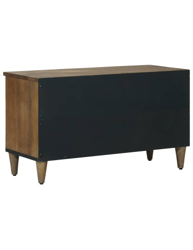 Mobile TV Marrone 80 x 33,5 x 46 cm Legno di mango massello