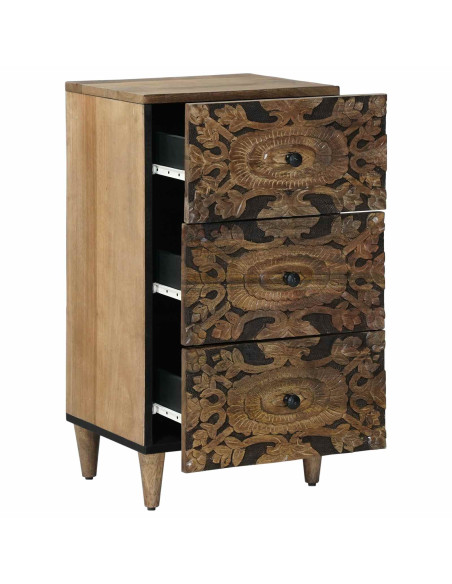 Credenza Marrone 40 x 33,5 x 75 cm Legno di mango massello