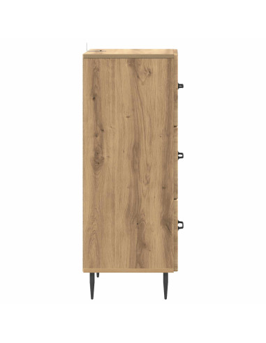 Mobile con Cassetti Rovere Artigianale 33 x 34,5 x 89,5 cm