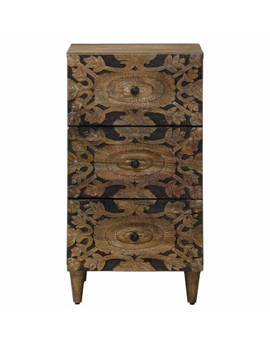 Credenza Marrone 40 x 33,5 x 75 cm Legno di mango massello