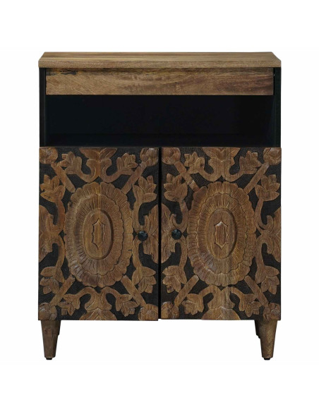Credenza Marrone 60 x 33,5 x 75 cm Legno di mango massello