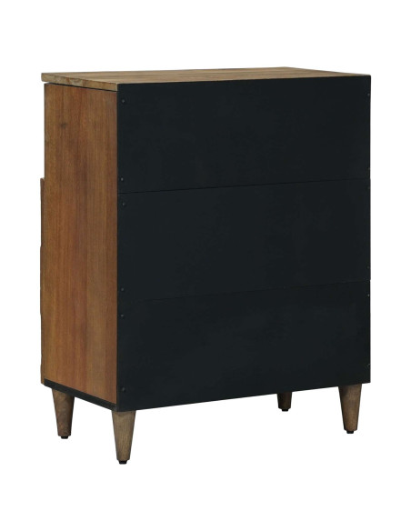 Credenza Marrone 60 x 33,5 x 75 cm Legno di mango massello