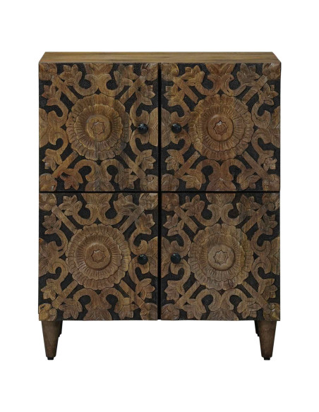 Credenza Marrone 60 x 33,5 x 75 cm Legno di mango massello