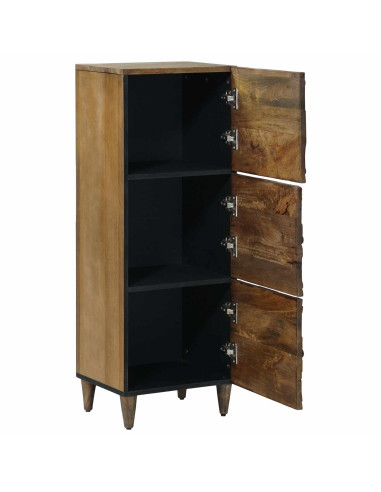Mobile Alto Marrone 40 x 33,5 x 110 cm Legno di mango massello