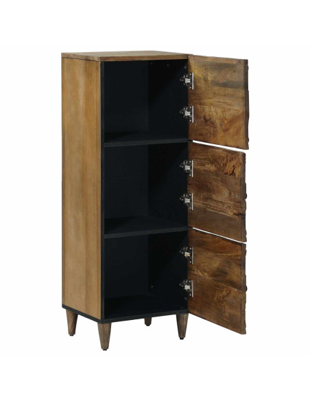 Mobile Alto Marrone 40 x 33,5 x 110 cm Legno di mango massello