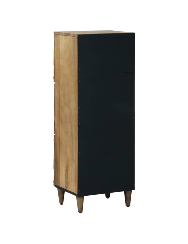 Mobile Alto Marrone 40 x 33,5 x 110 cm Legno di mango massello