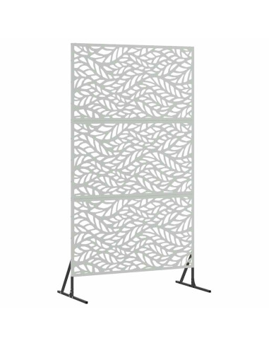 Schermo per Privacy Grigio 100 x 50 x 180 cm Acciaio