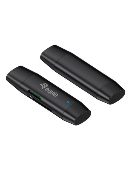 Equip 245462 lettore di schede USB 3.2 Gen 1 (3.1 Gen 1) Type-A/Type-C Nero