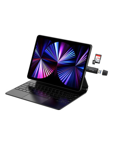 Equip 245462 lettore di schede USB 3.2 Gen 1 (3.1 Gen 1) Type-A/Type-C Nero