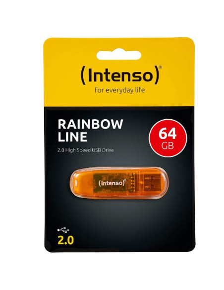 CHIAVETTA USB 2.0 64GB ORANGE
