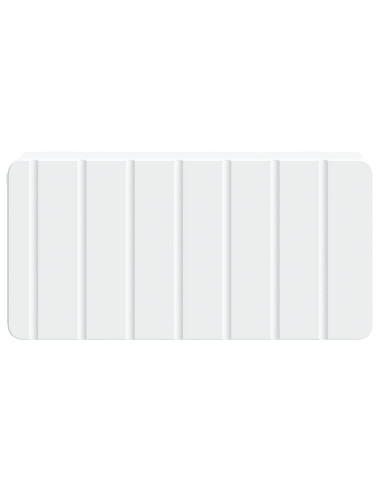 Mobiletto da notte a muro 2 pcs Bianco 49 x 34,5 x 24 cm