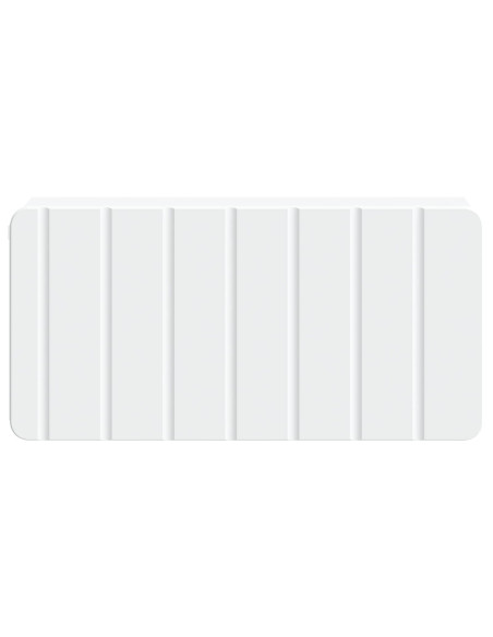 Mobiletto da notte a muro 2 pcs Bianco 49 x 34,5 x 24 cm