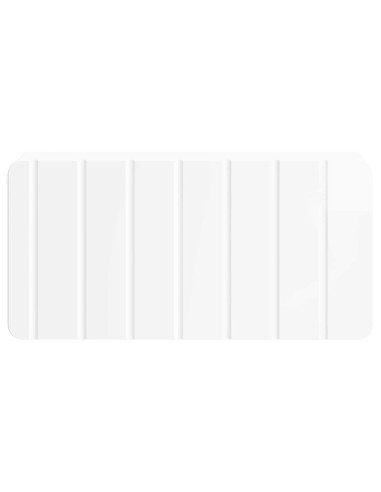 Mobiletto da notte a muro 2 pcs Bianco Lucido 49 x 34,5 x 24 cm