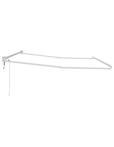 Struttura della tenda elettrica retrattile Bianco 4 x 2 m