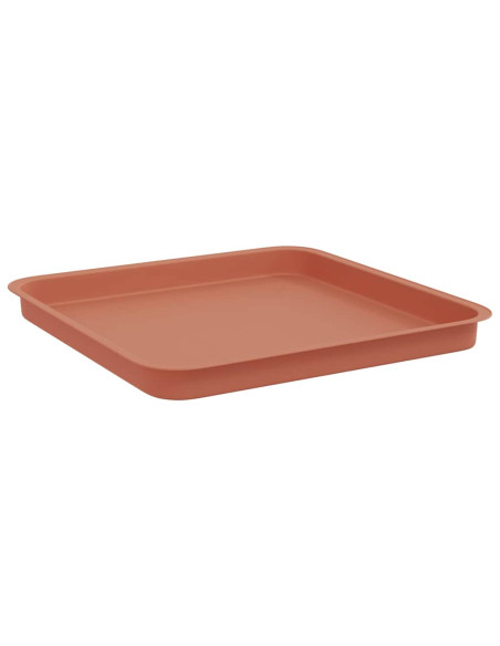 Vassoio Quadrato per Fiori 24 pcs Rosso Mattone