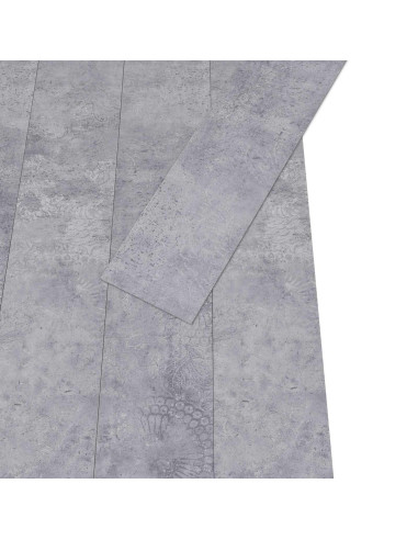 Tavole per Pavimenti 36 pcs Grigio Cemento 5,02 m² PVC