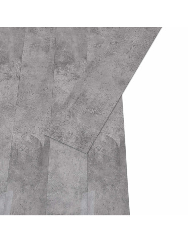 Tavole per Pavimenti 36 pcs Marrone Cemento 5,02 m² PVC