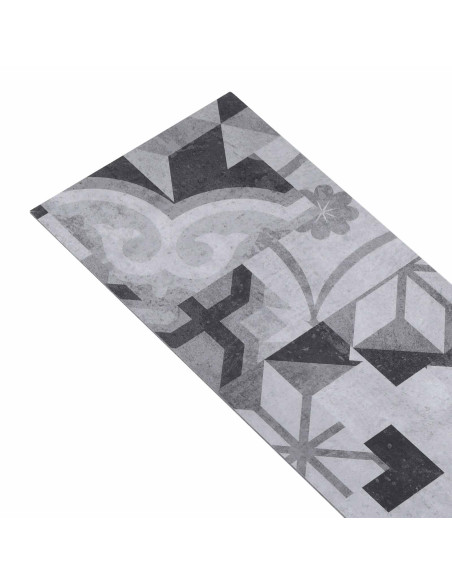 Tavole per Pavimenti 36 pcs Grigio 5,02 m² PVC
