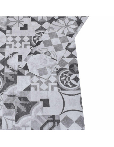 Tavole per Pavimenti 18 pcs Grigio 5,26 m² PVC