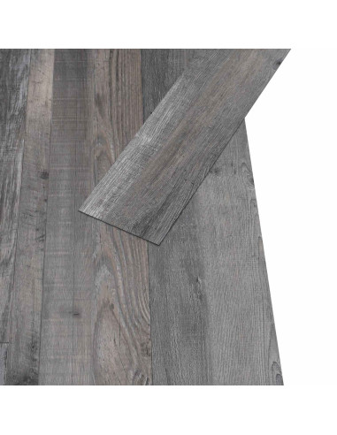 Tavole per Pavimenti 18 pcs Grigio 5,26 m² PVC