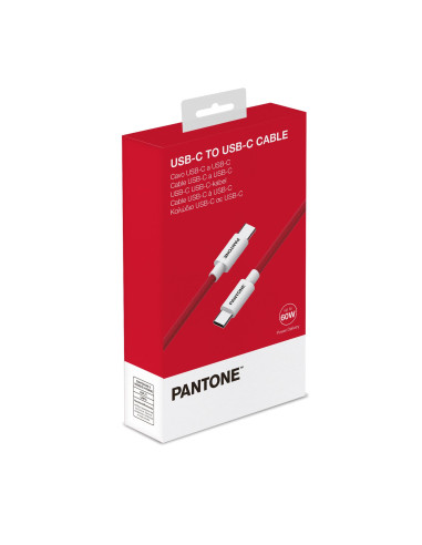 PANTONE USB-C TO USB-C CABLE 60W RD