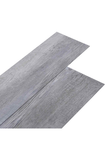 Tavole di Pavimento 36 pcs Grigio 5,02 m² PVC