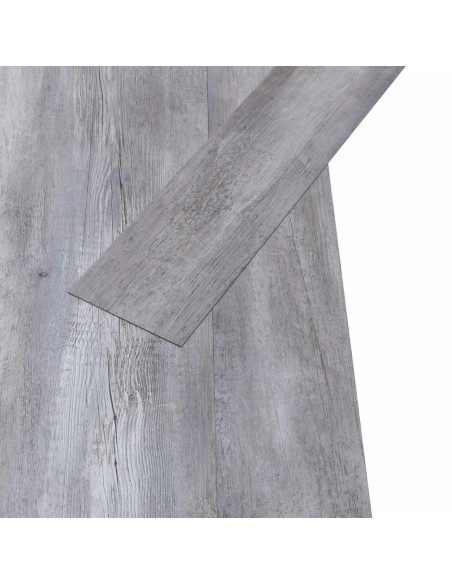 Tavole di Pavimento 36 pcs Grigio 5,02 m² PVC