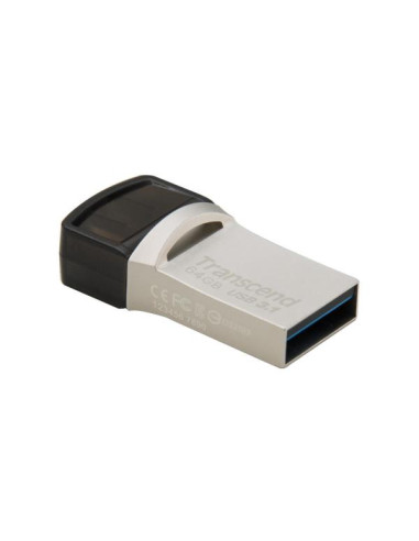 64GB JETFLASH 890  SILVER PLATING