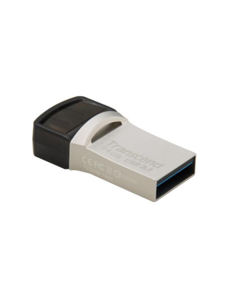 64GB JETFLASH 890  SILVER PLATING