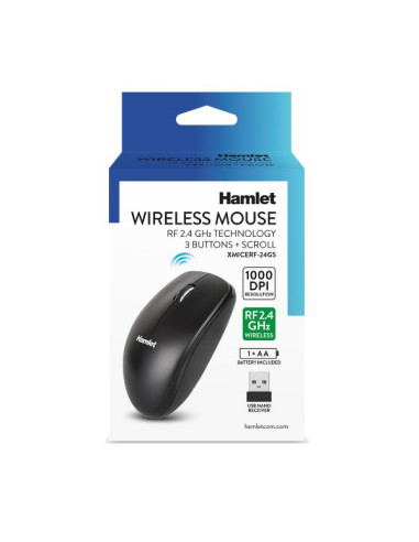 MOUSE WIRELESS 2.4GHZ 1000DPI
