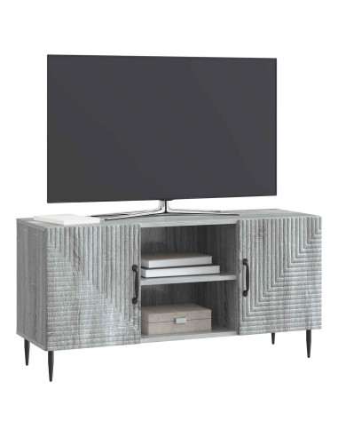 Mobile TV Grigio Sonoma 102 x 34,5 x 50 cm Legno ingegnerizzato
