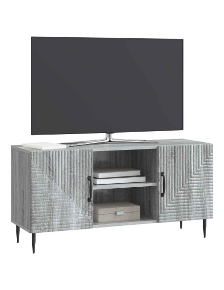 Mobile TV Grigio Sonoma 102 x 34,5 x 50 cm Legno ingegnerizzato
