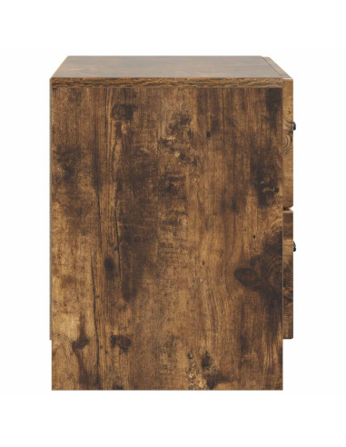 Armadio da Notte con cassetto Rovere Fumo 62 x 34,5 x 44,5 cm