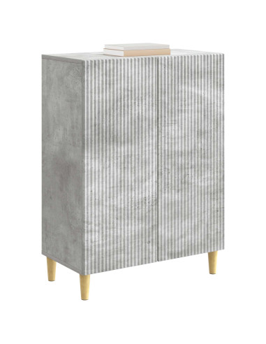 Credenza Grigio Cemento 66 x 34,5 x 90 cm Legno ingegnerizzato