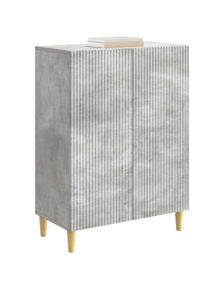 Credenza Grigio Cemento 66 x 34,5 x 90 cm Legno ingegnerizzato