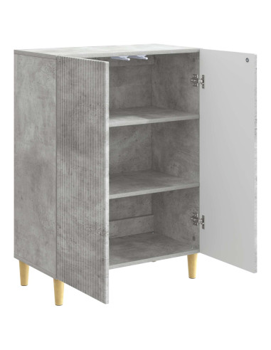 Credenza Grigio Cemento 66 x 34,5 x 90 cm Legno ingegnerizzato