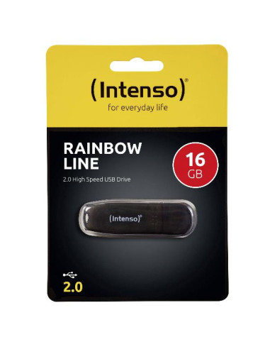 CHIAVETTA USB 16GB NERA USB 2.0