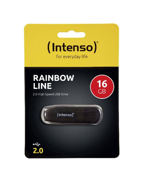 CHIAVETTA USB 16GB NERA USB 2.0