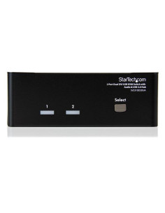 StarTech.com Switch KVM Dual DVI USB 2 porte con audio e hub USB 2.0 2