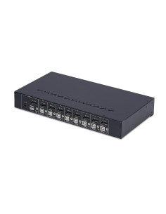 StarTech.com KVM Switch DisplayPort a 8 Porte con Kit Rack da 1U, 4K DP 1.2, hub USB a 4 Porte, Commutazione con Tasti a Scelta  2