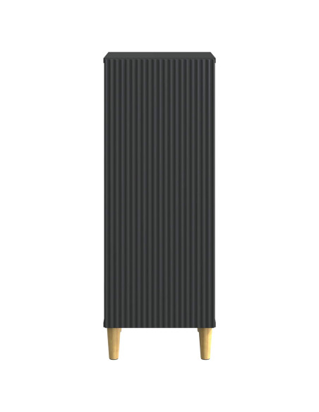 Credenza Nero 33 x 34,5 x 90 cm Legno ingegnerizzato