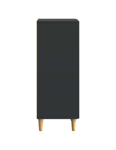 Credenza Nero 33 x 34,5 x 90 cm Legno ingegnerizzato